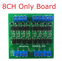 Amplificador de señal OPMSB08 8CH PWM NPN/PNP DC 3,3-24V 0-2kHz convertidor de nivel lógico controlador LED 5A IO módulo amplificador de corriente