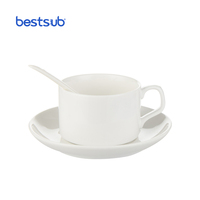 6oz Enduit Blanc Tasse À Café pour la sublimation (B5KF)