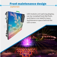 Écran LED mural vidéo couleur P4.81mm 4.2V, angle de vision 140°, publicité intérieure, panneau d'affichage 3840HZ, animation SDK, centre commercial