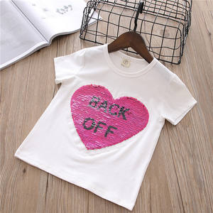 Ropa Infantil al por Mayor para Niñas, Camisetas de Cuello Redondo, Fabricantes en Guangzhou - Product Image 3