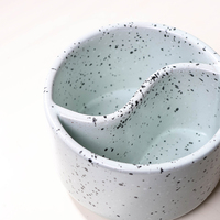 Pot à bougie en céramique vide rond personnalisé de conception unique contenant de bougie mat en gros bougeoir décoratif