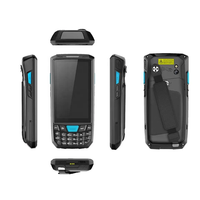 T80 Terminal de mano resistente escaneo de datos Android 8,0 1d 2d código QR escáner de código de barras PDA WIFI BT GPS para almacén logístico