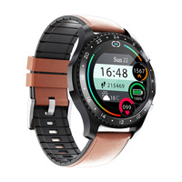 Montre connectée CK30, moniteur de fréquence cardiaque, sport, appel BT, écran tactile complet de 1,28 pouce, IP67, montre connectée avec mesure de la température corporelle