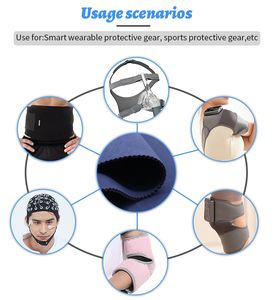 Sbr mới thân thiện với môi trường Bộ nhớ dệt y tế bảo vệ vải thoáng khí Ripstop y tế thở Headband pufoam Nylon vải - Product Image 2