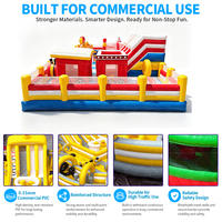 Structure gonflable commerciale personnalisée pour l'extérieur, thème astronaute, en PVC, pour parc à thème spatial, idéale pour la location de fêtes en intérieur/extérieur