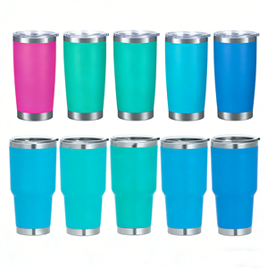30oz Rts Us Warehouse <strong>Double</strong> <strong>Wall</strong> Insulated 20 Oz Slim Sublimation Tumblers White Blank With Lid Straw and Individual <strong>Box</strong> Yet - Product Image 1