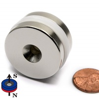 Aimants ronds en néodyme plaqués nickel, surface fraîchement taillée, argentés brillants, pour la fabrication promotionnelle
