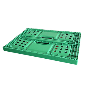 Bán Buôn Nhà Máy Cung Cấp Thiết Kế Sáng Tạo Nhựa Rau Lưu Trữ Crate Có Thể Gập Lại Lỗ Thông Hơi Giỏ Folding Box - Product Image 5