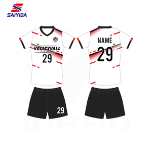 <span class=keywords><strong>Set</strong></span> uniformi da <span class=keywords><strong>pallavolo</strong></span> su misura professionali Unisex 100% Design Jersey in poliestere - Product Image 2