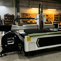 Machine de découpe laser à fibre CNC 1530 intégrée pour plaques et tubes, pour le traitement du métal, de l'acier au carbone et de l'acier inoxydable