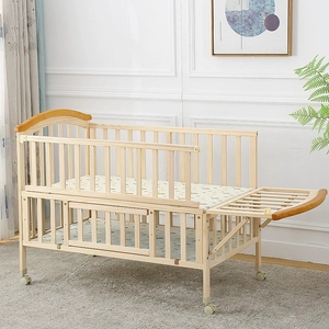 Culla Moderna in Legno Massello per Bambine con Set <span class=keywords><strong>di</strong></span> Biancheria da Letto, Uso in Camera da Letto, Garanzia <span class=keywords><strong>di</strong></span> 1 Anno - Product Image 5