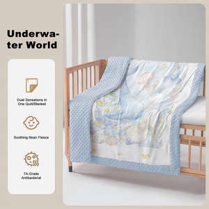 ผ้าห่มเด็กอ่อน ผ้าห่มนิรภัยสำหรับเด็ก พร้อมปุ่มนุ่มช่วยให้นอนหลับได้นานขึ้น ผ้าห่มเด็กนุ่มสบาย ออกแบบได้ตามต้องการ - Product Image 6