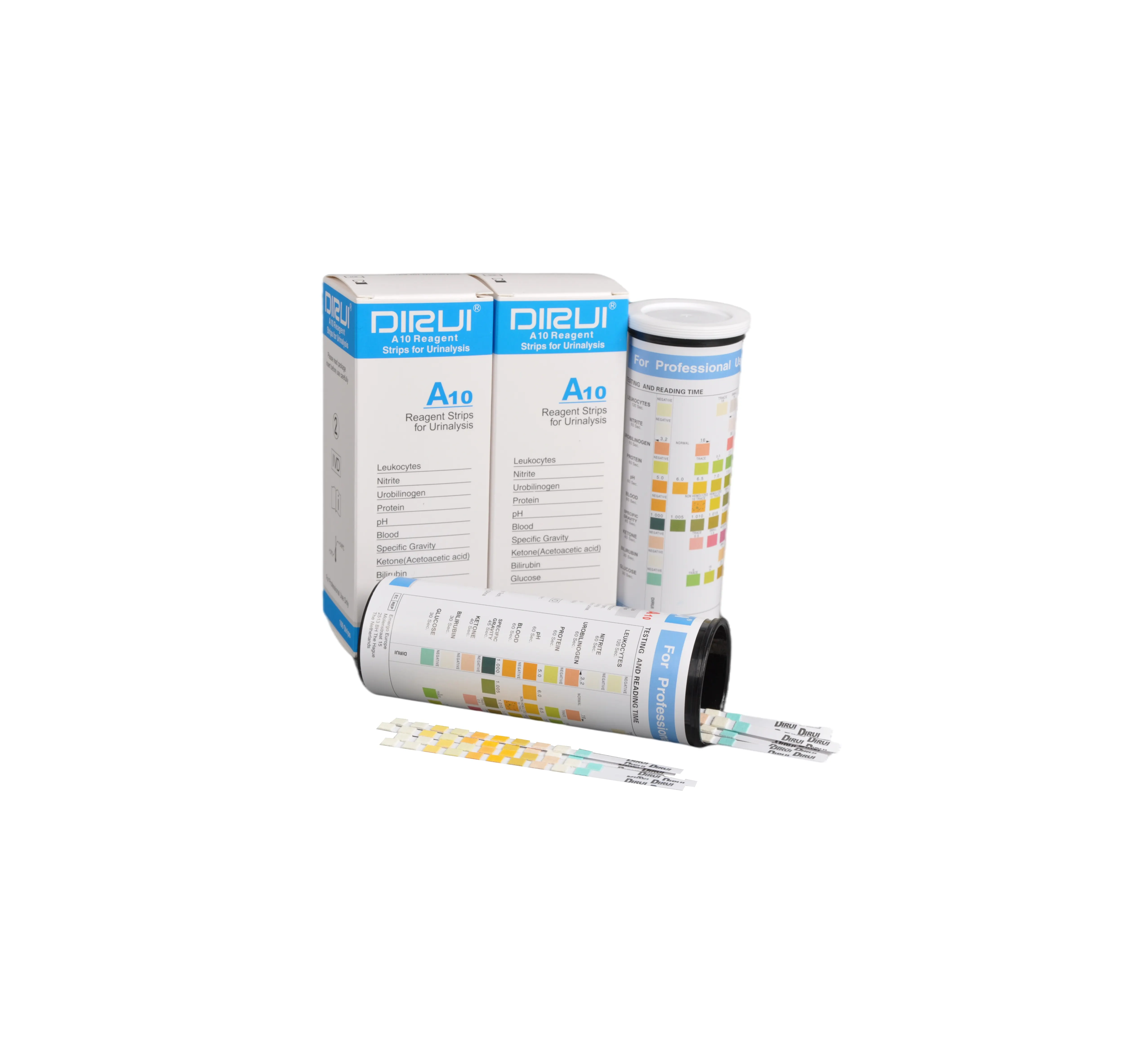 High accuracy urine test 10 parameters urine test strips Urine Dipstick Test Paper