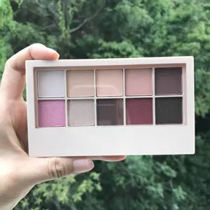 Vegan Trang Điểm Sắc Tố Cao Eyeshadow Palette Tùy Chỉnh Thiết Kế Eyeshadow Palette Long Lanh Eyeshadow Palette Với Bàn Chải