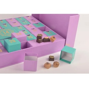 Custom Printing Cardboard Paper Beauty Cosmetic Colorful Simple <b>Calendar</b> Christmas Gift Packaging Box - Product Image 5