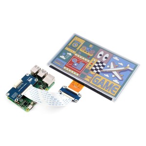 Layar E-Paper 7.3 inci 6 Warna, Layar E-Ink, Konsumsi Daya Rendah, 800*480 Piksel, Komunikasi SPI, untuk E-Paper Driver HAT - Product Image 4