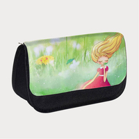Sac à cosmétiques en toile vierge pour sublimation, impression personnalisée par transfert thermique, trousse à crayons – Ventes Flash
