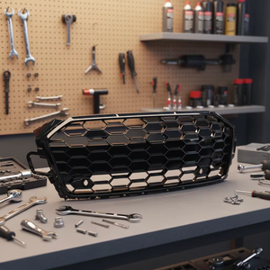 ABS กระจังหน้าสไตล์ S5กระจังหน้าสำหรับรถ Audi A5 <span class=keywords><strong>F5</strong></span>กระจังหน้า2020-2022 - Product Image 2