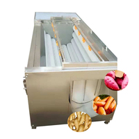 Hete Verkoop Kleine Industrie Uienschilmachine Borstelreiniging Groenteverwerkingsmachines Fruitgroente Schilmachine Verkoop