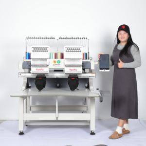 Machine à broder automatique informatisée de haute qualité à 2 têtes et 12 aiguilles, essentielle pour un usage domestique, dotée d'un clé pour Brother - Product Image 4