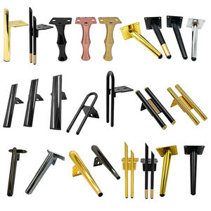 सोफे हार्डवेयर पैर चमकदार पैर स्टेनलेस स्टील फर्नीचर भागों एकल सोने के धातु सोफे के लिए पैर सहायक उपकरण पैर - Product Image 5