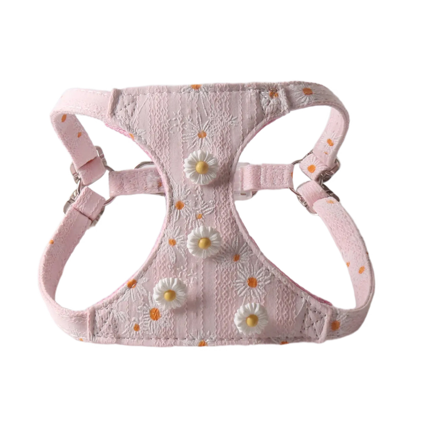 Harnais gilet rose