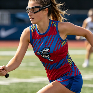 Maillot de lacrosse respirant pour filles, chasubles de lacrosse confortables pour femmes - Product Image 1