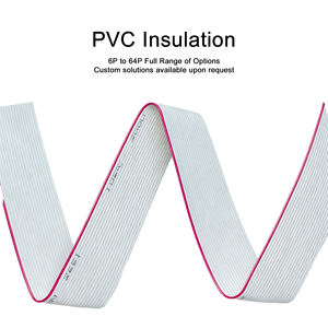 工厂定制 FC 16P IDC 灰色扁平带状电缆，带 2*8P 2.54mm 间距 100mm 电线，适用于电子设备 LED 屏幕 PCB - Product Image 5