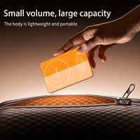 Batterie externe sans fil ultra-mince et portable de 5000 mAh, banques d'alimentation magnétiques personnalisées pour l'extérieur