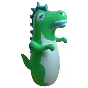 BS-t 65cm Jouet de Dinosaure <span class=keywords><strong>Gonflable</strong></span>-Sac de Frappe pour Enfants Déjà Rempli de Sable Rebondir <span class=keywords><strong>Action</strong></span> Jeu de Fête Intérieur Extérieur - Product Image 4
