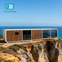 Cabines Apple Modulaires Préfabriquées de Taille Personnalisable, Unités de Bureau Résidentielles, Boutiques, Kiosques et Logements