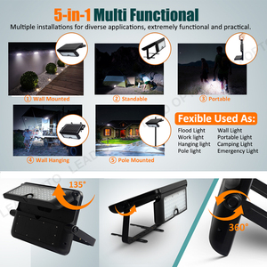 <span class=keywords><strong>Lampada</strong></span> <span class=keywords><strong>Solare</strong></span> LED da Parete IP65 Impermeabile con Sensore di Movimento PIR, Illuminazione Multifunzionale per Esterni per Casa e Strutture Pubbliche - Product Image 3