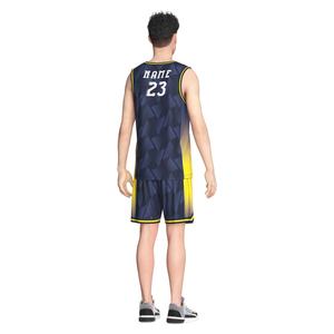 Uniforme de Baloncesto Personalizable y Transpirable de Fábrica, Conjunto sin Mangas con Cuello Redondo para Equipos al Aire Libre, Tallas Grandes, con Estampado de Ropa Americana - Product Image 6