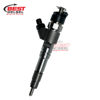 Inyector de Combustible Common Rail Original para Excavadora 0445110633 0445110632 para Motor