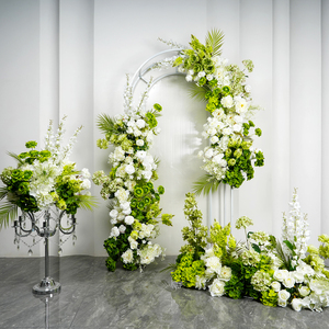 Nouvelle forêt Rose coureur fleur Simulation fleur mariage fond décoration pièce centrale fleur boule pour mariage - Product Image 1