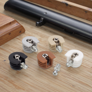 GQK Furniture High Quality Wood Fastener Connecting Bolt Cam Plastic Shelf Support Furniture <b>Hardware</b> Fittings - Product Image 4