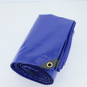 Bâche tissée imperméable bleue robuste de style uni pour usage extérieur - Product Image 6