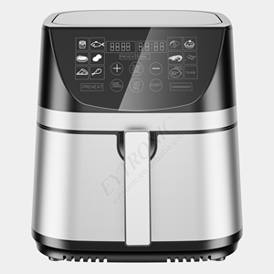 Freidora de Aire de 8L, la Mejor Según Consumer Reports, Buen Precio, Acero Inoxidable, Sin Aceite, Pantalla LCD Digital Inteligente - Product Image 1