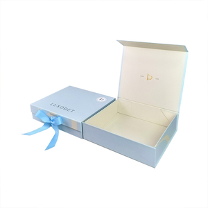 <b>Shipping</b> Boxes Custom Logo Luxury Gift Packaging <b>Box</b> Recyclable Cardboard Magnetic Folding Baby Gift <b>Box</b> with Ribbon - Product Image 2