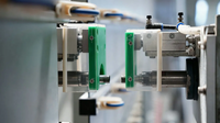 Machine de perçage verticale industrielle à faible encombrement pour verre, perceuse à trous ronds et carrés pour verre