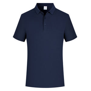 Polo Shirt Solid Color Short Sleeve Polyester Workwear Daily Wear Summer Clothing Anglia Gray Blue Navy Pink Black - Product Image 2