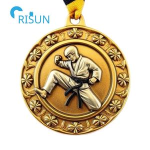 Medallas de Taekwondo y Karate 3D en Oro, Plata y Bronce con Cinta y Cordón, Medallas Deportivas Personalizadas - Product Image 5