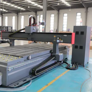 Otomatik ahşap yönlendiriciler ile Atc 2040 CNC Router 9kw ATC mili vakum masa 3kw toz toplamak 8 araçları değiştirici