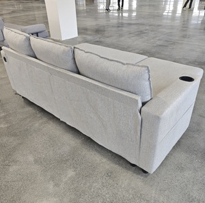 Bộ ghế sofa góc chữ L đa năng, bán chạy, có thể làm giường, phù hợp với phòng khách nhỏ, căn hộ, văn phòng - Product Image 4
