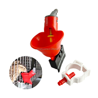 Abreuvoir automatique YYX LM34 sans gâchis pour poulets, dindes et volailles – Coupe à eau suspendue pour cage