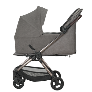 Passeggino Pieghevole Automatico Compatto 3 in 1 con Navicella, <span class=keywords><strong>Seggiolino</strong></span> <span class=keywords><strong>Auto</strong></span> e Carrozzina Leggera con Freno a <span class=keywords><strong>un</strong></span> Passo - Product Image 6