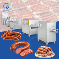 Machine à fabriquer du chorizo OCEAN, ligne de production de saucisses, prix de la machine à fabriquer des saucisses automatique pour les petites entreprises