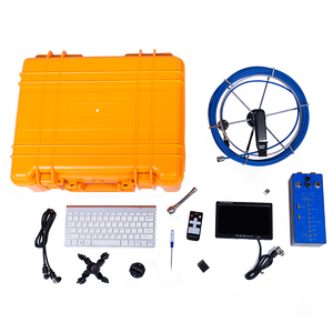 Caméra d'inspection d'égout <span class=keywords><strong>HD</strong></span> 20m à 50m 7 "avec tête 25mm 1080P, clavier et compteur compteur caméra de plomberie - Product Image 6