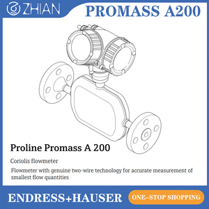เครื่องวัดอัตราการไหลแบบ Coriolis รุ่น Proline Promass A200 ของ Endress+Hauser ของแท้ใหม่เอี่ยม สำหรับอัตราการไหลต่ำมาก - Product Image 1