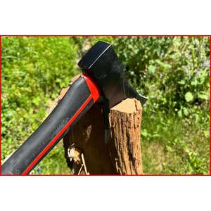 KS TOOLS Mango de fibra de vidrio con hacha manual, 800g - Product Image 2